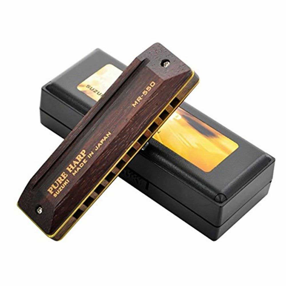 Suzuki Pure Harp MR-550 mundharmonika. Tone: Eb