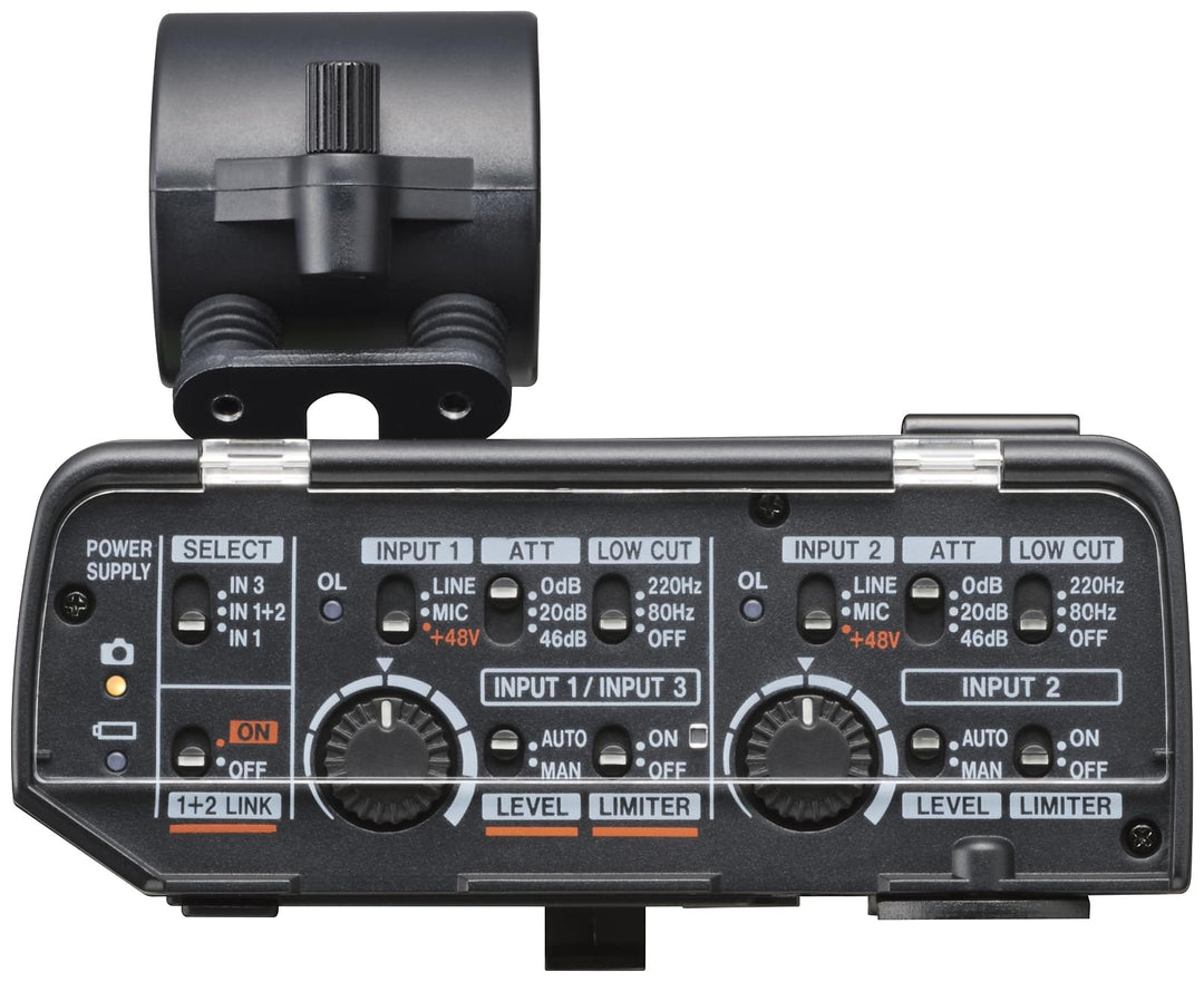 Tascam CA-XLR2D Adattatore microfonico per fotocamera, ingresso analogico