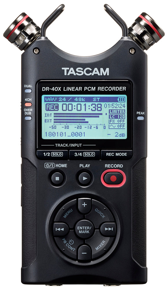 Tascam DR-40X registratore portatile, dittafono