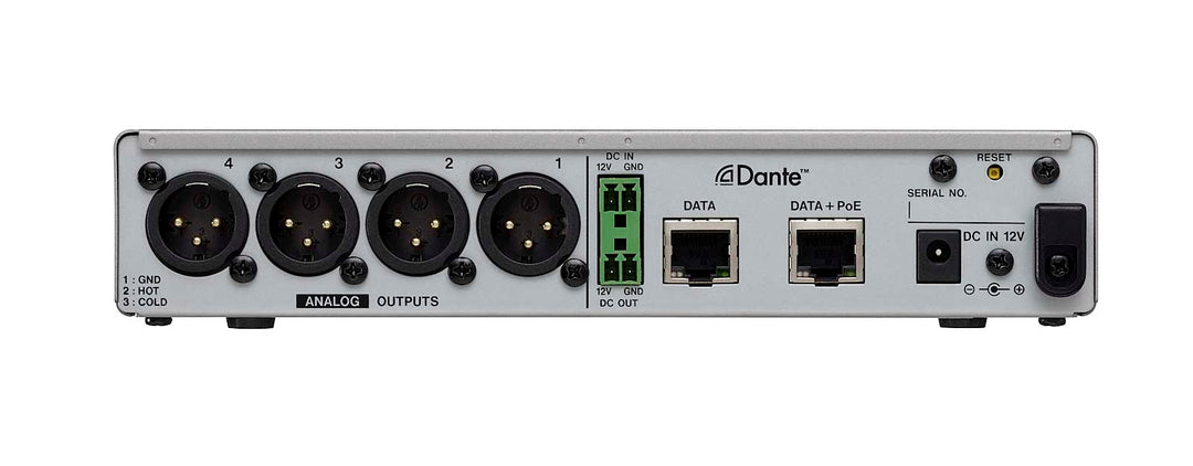 Tascam ML-4D OUT-X Analog Dante converter 4 canali, XLR