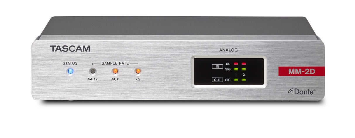 Tascam MM-2D Analog Dante converter 2in / 2 out, XLR