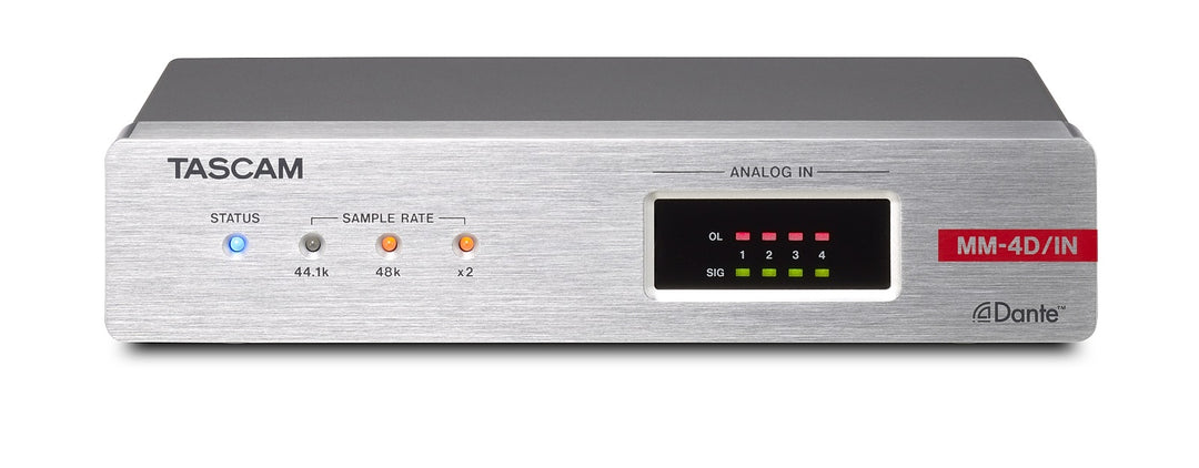 Tascam MM-4D IN Convertitore Analog Dante 4 canali, XLR