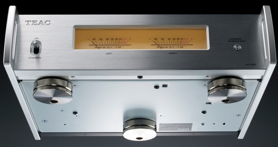 TEAC AP-505 Amplificatore di Potenza Stereo (Argento)