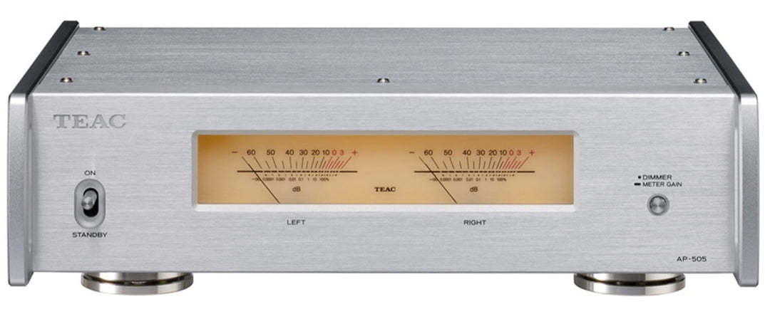 TEAC AP-505 Amplificatore di Potenza Stereo (Argento)