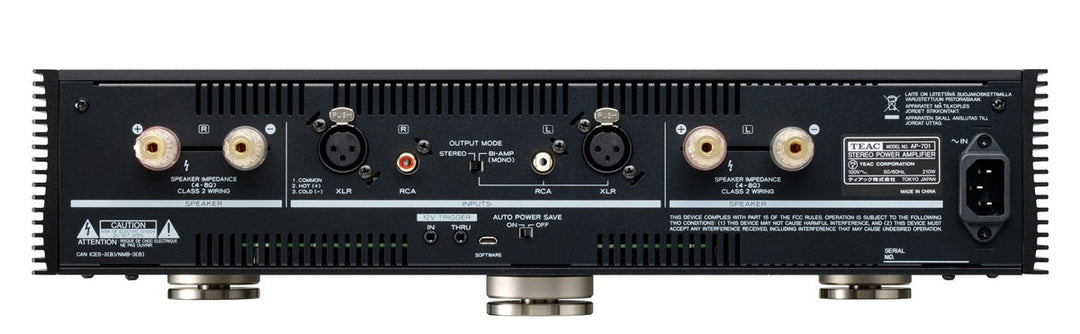 TEAC AP-701 Amplificatore Stereo/Mono (Nero)