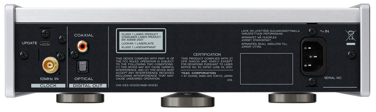 TEAC PD-505T Lettore CD (Argento)