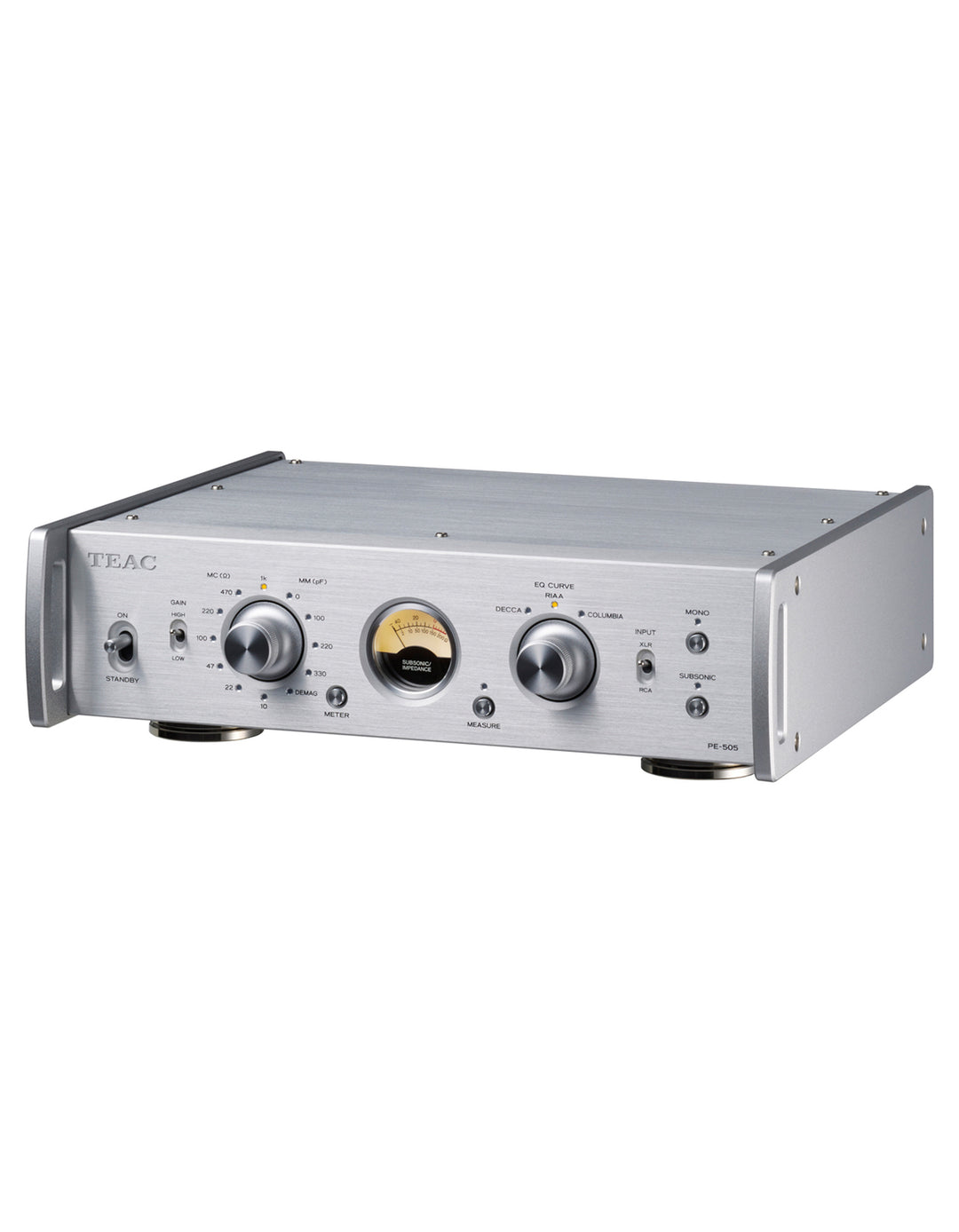 TEAC PE-505 Pre-amplificatore Phono (Argento)