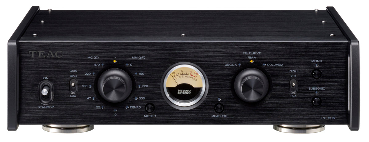 TEAC PE-505 Pre-amplificatore Phono (Nero)