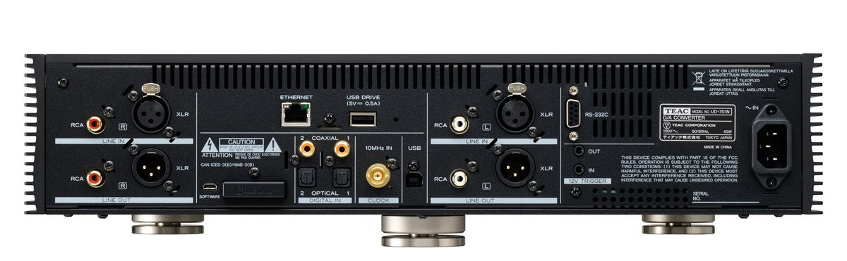 TEAC UD-701N DAC di rete Pre-Amp (Nero)