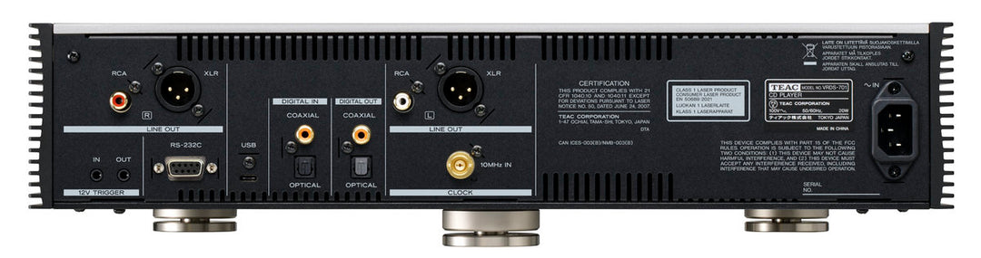 TEAC VRDS-701 Lettore CD (Argento)
