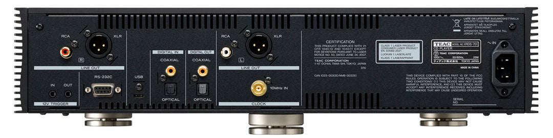 TEAC VRDS-701 Lettore CD (Nero)