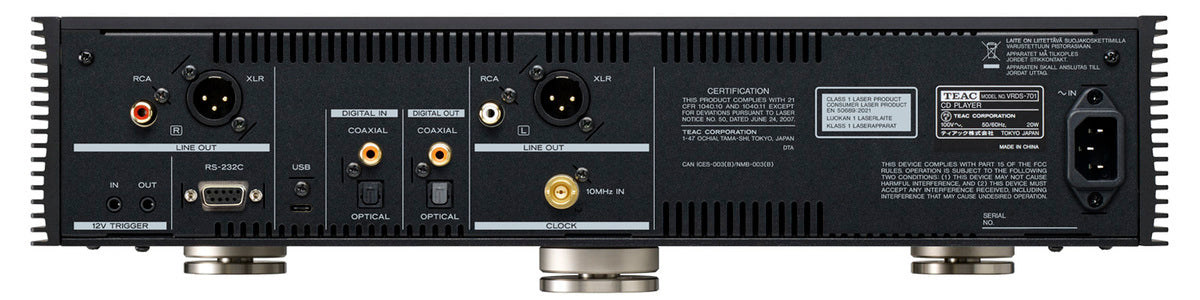 TEAC VRDS-701 Lettore CD (Nero)