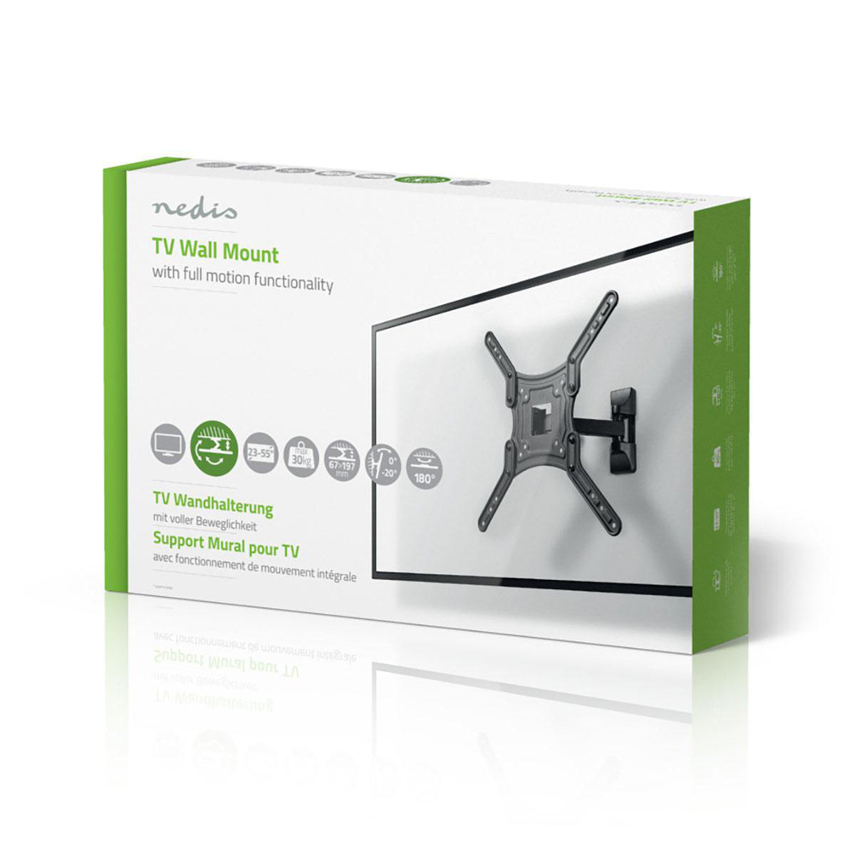 TV Fully Movable Suspension with 2 Pivot Points (23-55", 30kg)