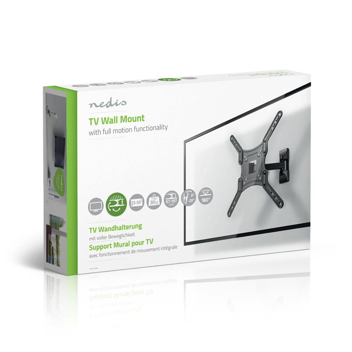 TV Fully Movable Suspension with 2 Pivot Points (23-55", 30kg)