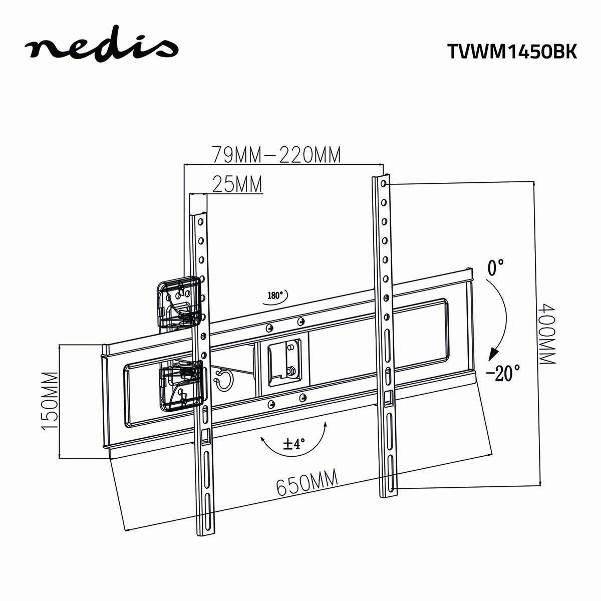 Supporto TV Completamente Regolabile (37-70", 35kg)