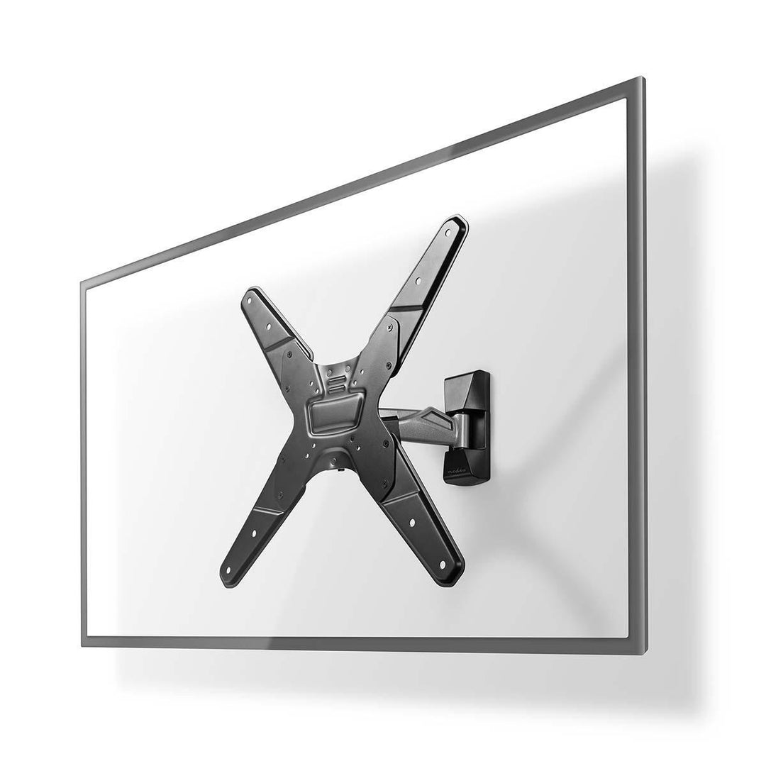Supporto TV da Parete Completamente Regolabile 26-42 " 30 kg Argento/Nero