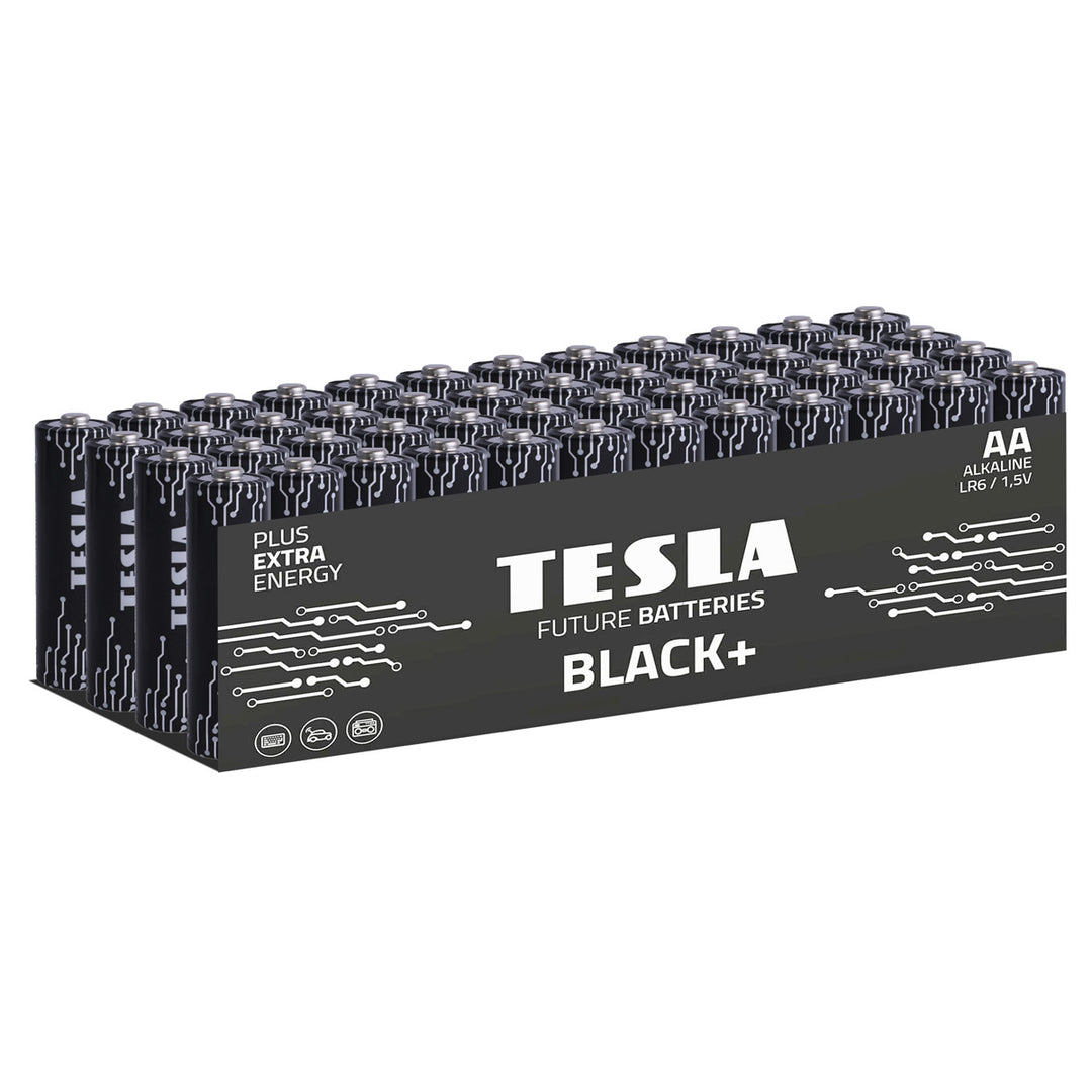 Tesla Black+ AA Batterie (48 pz)