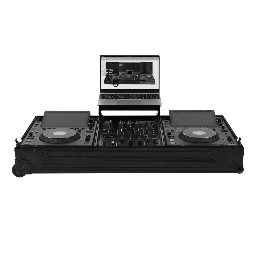 UDG Ultimate Flight Case Set AlphaTheta CDJ-3000X/DJM-V5 Nero