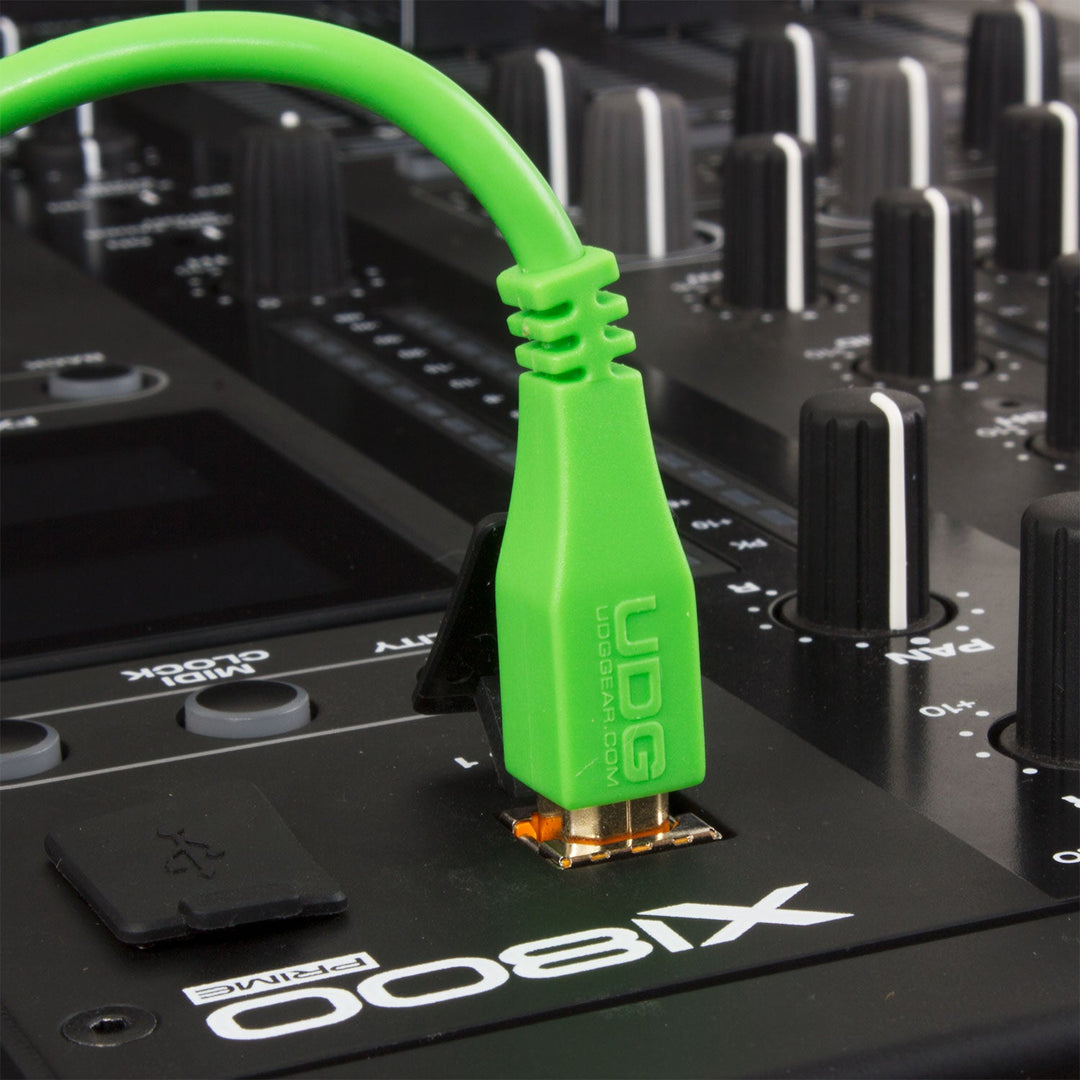 UDG Ultimate Audio Cable USB 2.0 C-B Verde Dritto 1,5m