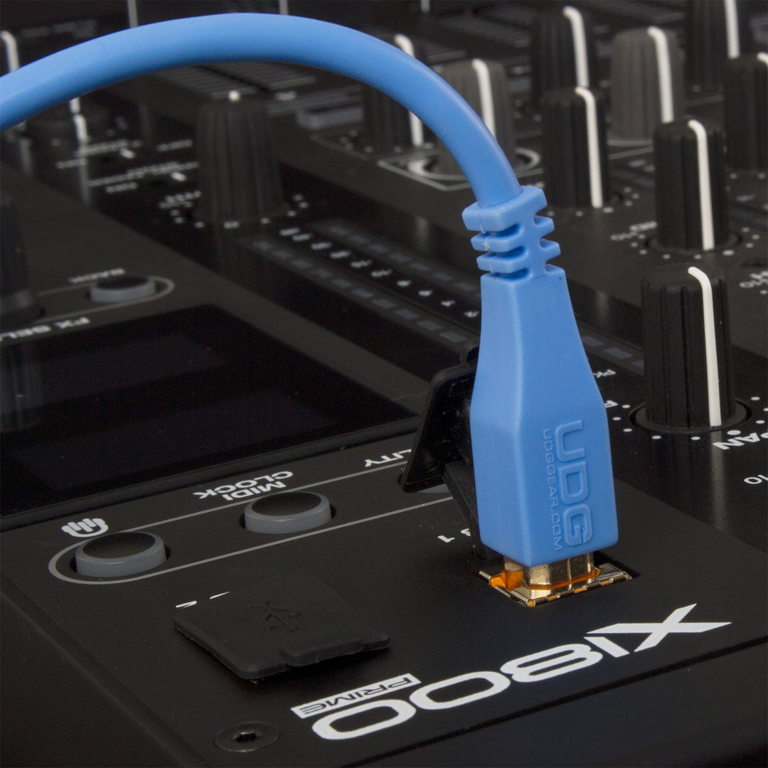 UDG Ultimate Audio Cable USB 2.0 C-B Blu Dritto 1,5m