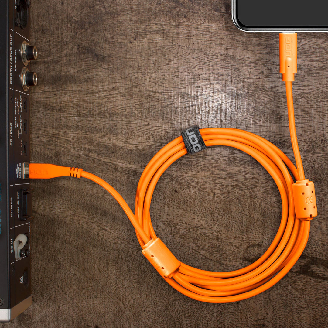 UDG Ultimate Audio Cable USB 2.0 C-B Arancione Dritto 1,5m