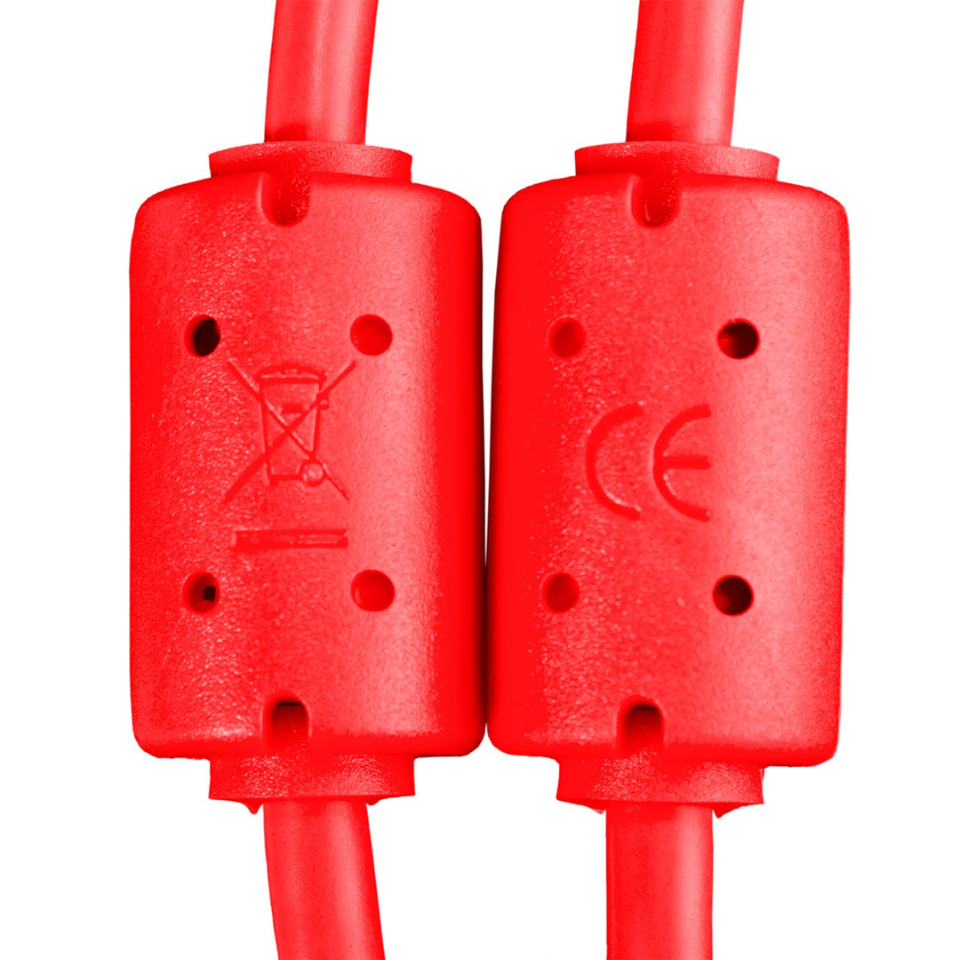 UDG Ultimate Audio Cable USB 2.0 C-B Rosso Dritto 1,5m