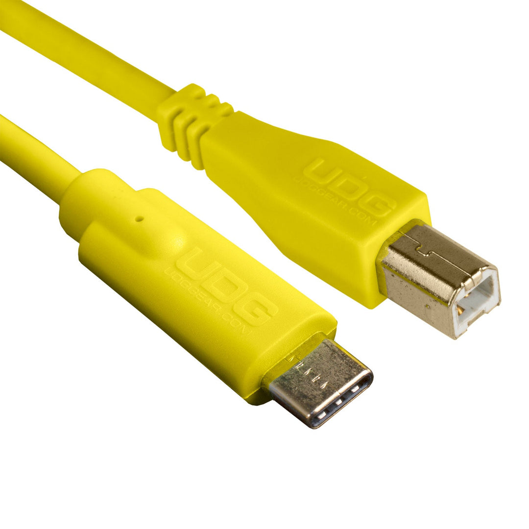 UDG Ultimate Audio Cable USB 2.0 C-B Giallo Dritto 1,5m