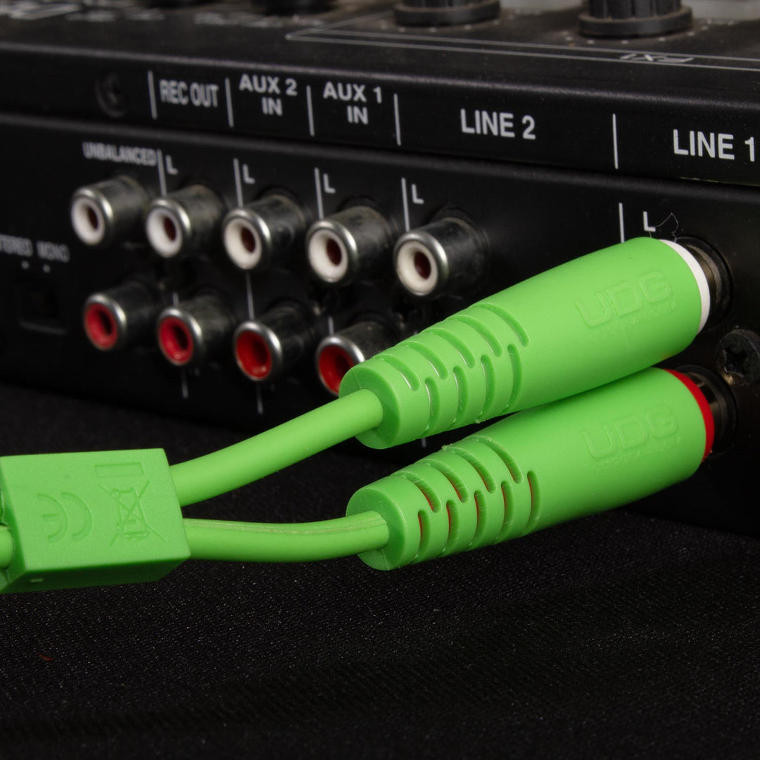 UDG Ultimate Audio Cable Set RCA - RCA Verde Dritto 3m
