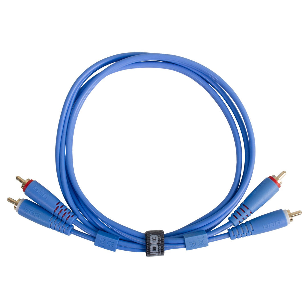 UDG Ultimate Audio Cable Set RCA - RCA Blu Dritto 3m