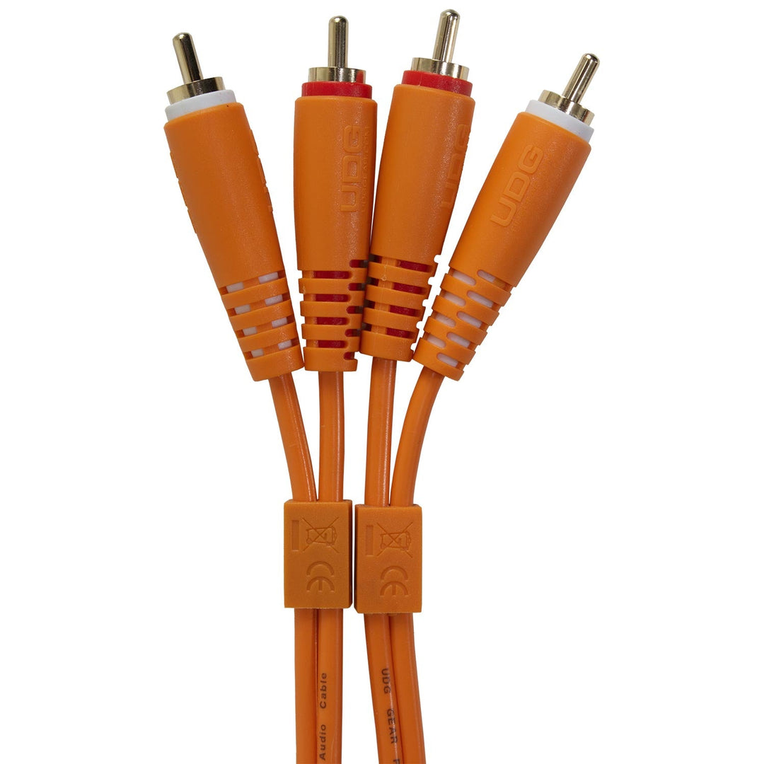 UDG Ultimate Audio Cable Set RCA - RCA Arancione Dritto 3m