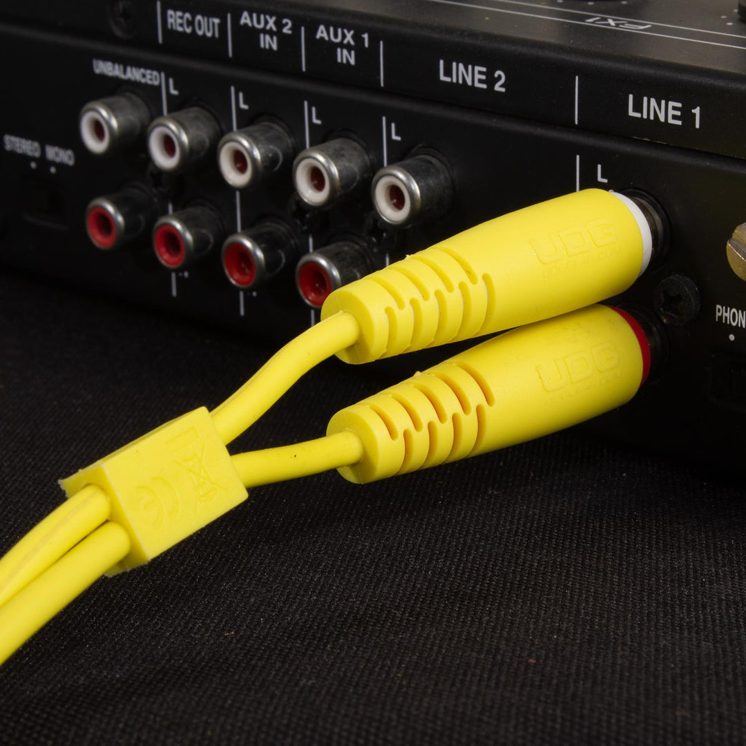 UDG Ultimate Audio Cable Set RCA - RCA Giallo Dritto 1,5m