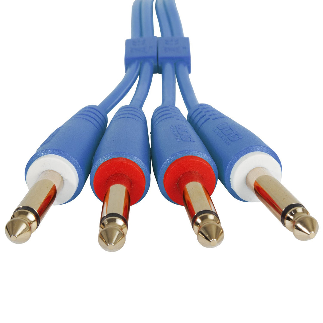 UDG Ultimate Audio Cable Set 1/4'' Jack-1/4'' Jack Blu Straight 3m