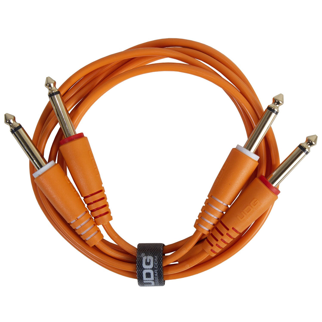UDG Ultimate Audio Cable Set 1/4'' Jack-1/4'' Jack Arancione Straight 1,5m