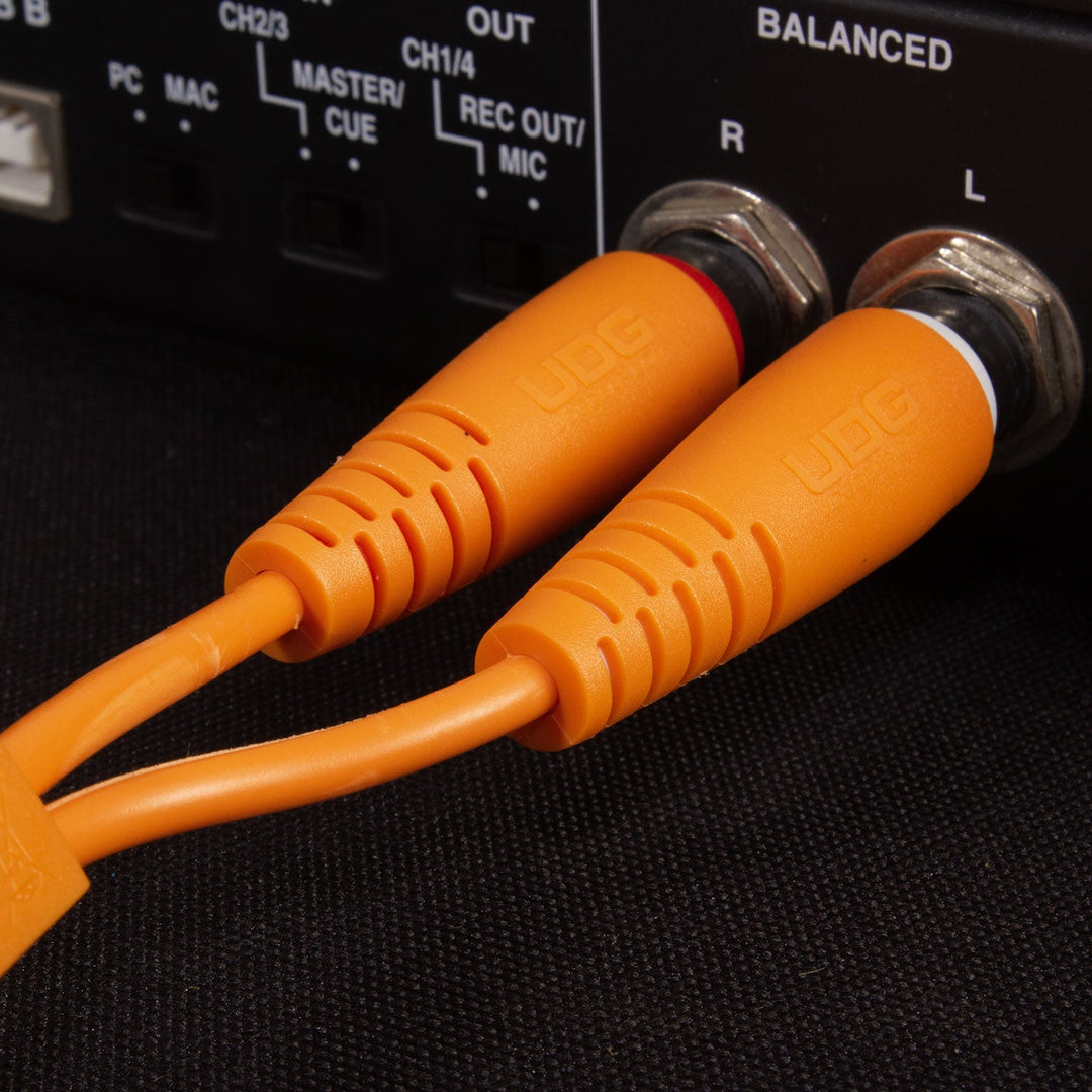 UDG Ultimate Audio Cable Set 1/4'' Jack-1/4'' Jack Arancione Straight 1,5m