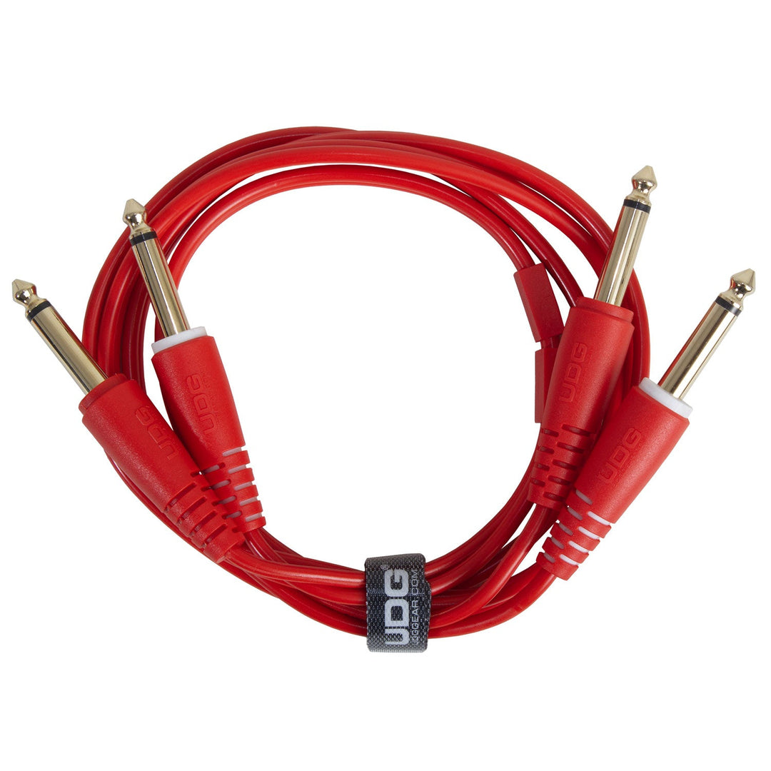 UDG Ultimate Audio Cable Set 1/4'' Jack-1/4'' Jack Rosso Straight 1,5m