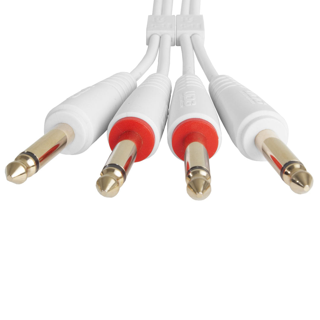 UDG Ultimate Audio Cable Set 1/4'' Jack-1/4'' Jack Bianco Straight 1,5m