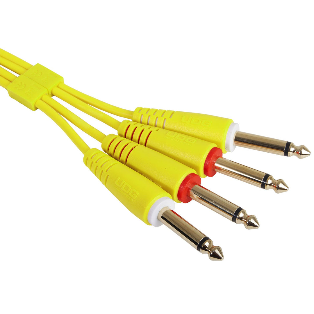 UDG Ultimate Audio Cable Set 1/4'' Jack-1/4'' Jack Giallo Straight 3m