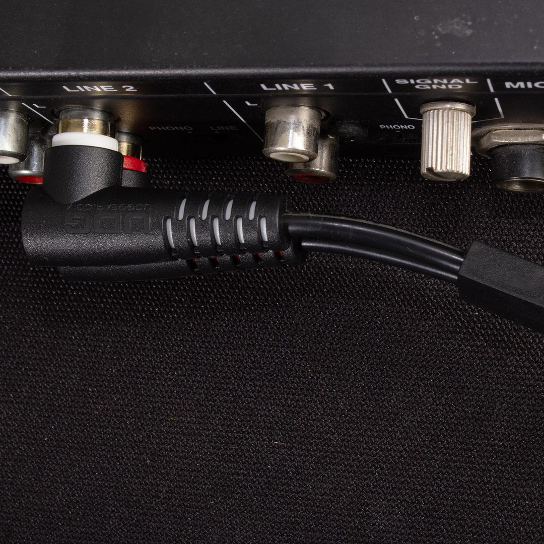 UDG Ultimate Audio Cable Set RCA Dritto-RCA Angolato Nero 3m