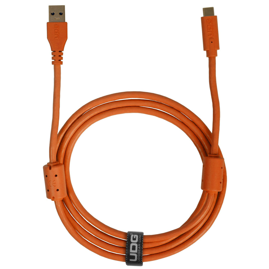 UDG Ultimate Cable USB 3.2 C-A Arancione Dritto 1,5m