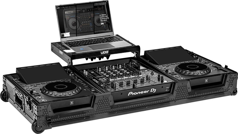 UDG Ultimate Flight Case Set AlphaTheta CDJ-3000X/DJM-A9 Nero Plus (L&W)
