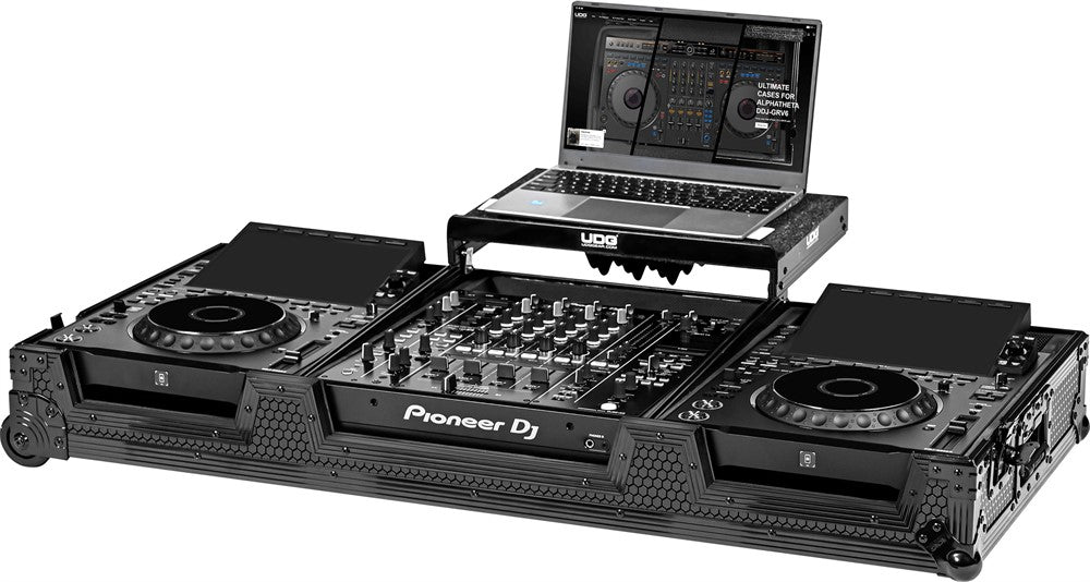 UDG Ultimate Flight Case Set AlphaTheta CDJ-3000X/DJM-A9 Nero Plus (L&W)