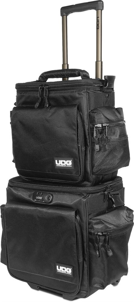 UDG Ultimate SlingBag Trolley Set DeLuxe Nero, Arancione interno MK2