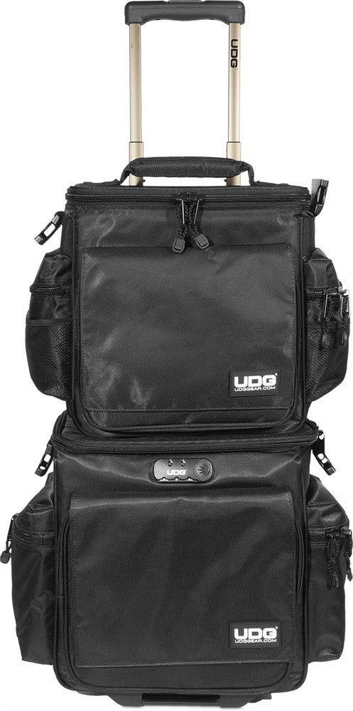 UDG Ultimate SlingBag Trolley Set DeLuxe Nero, Arancione interno MK2