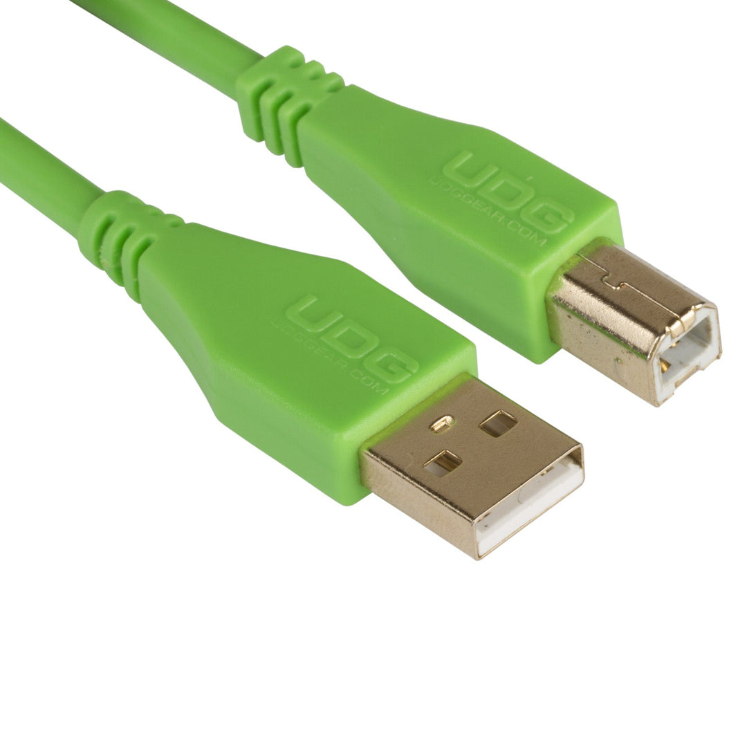 UDG Ultimate Audio Cable USB 2.0 A-B Verde Dritto 2m