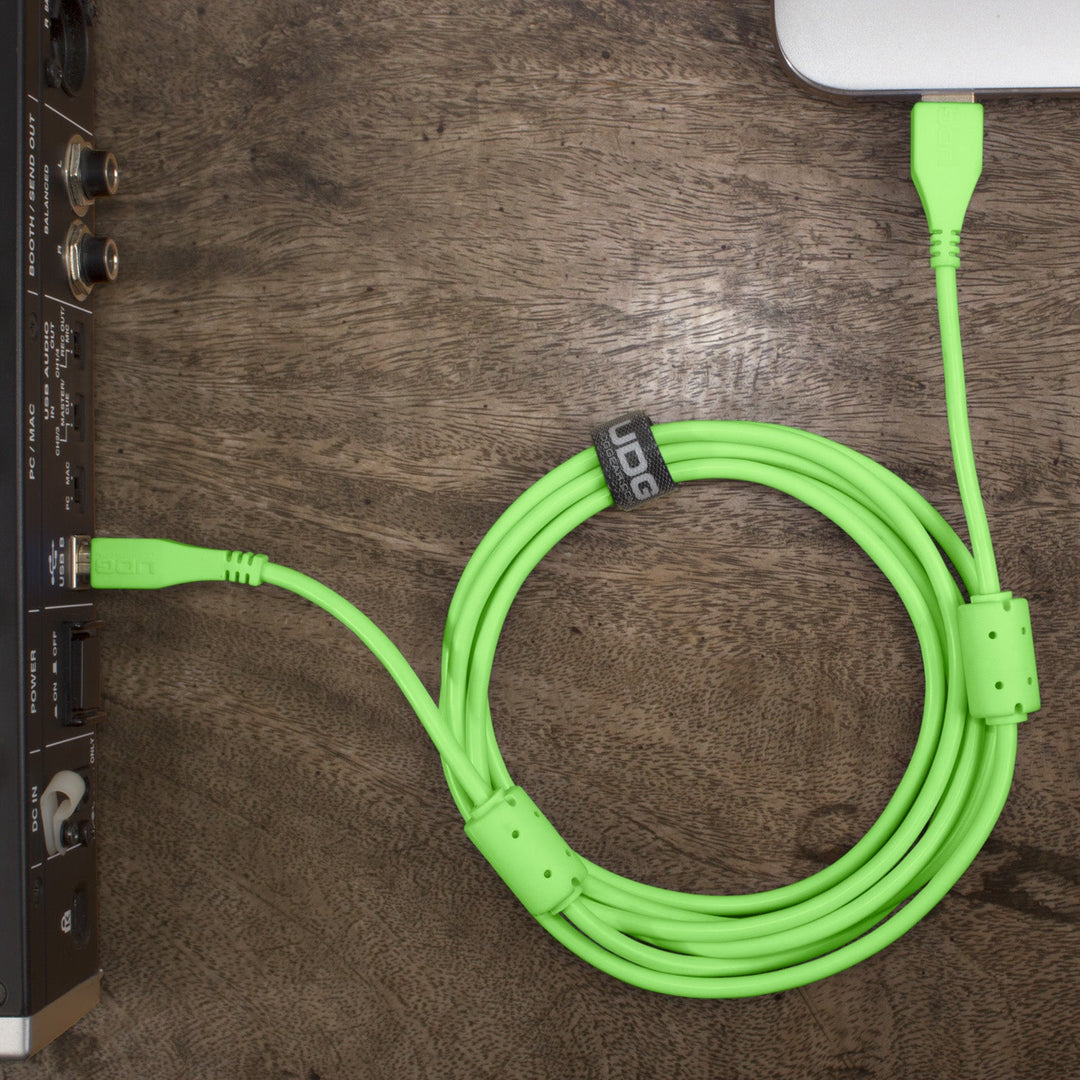 UDG Ultimate Audio Cable USB 2.0 A-B Verde Dritto 3m