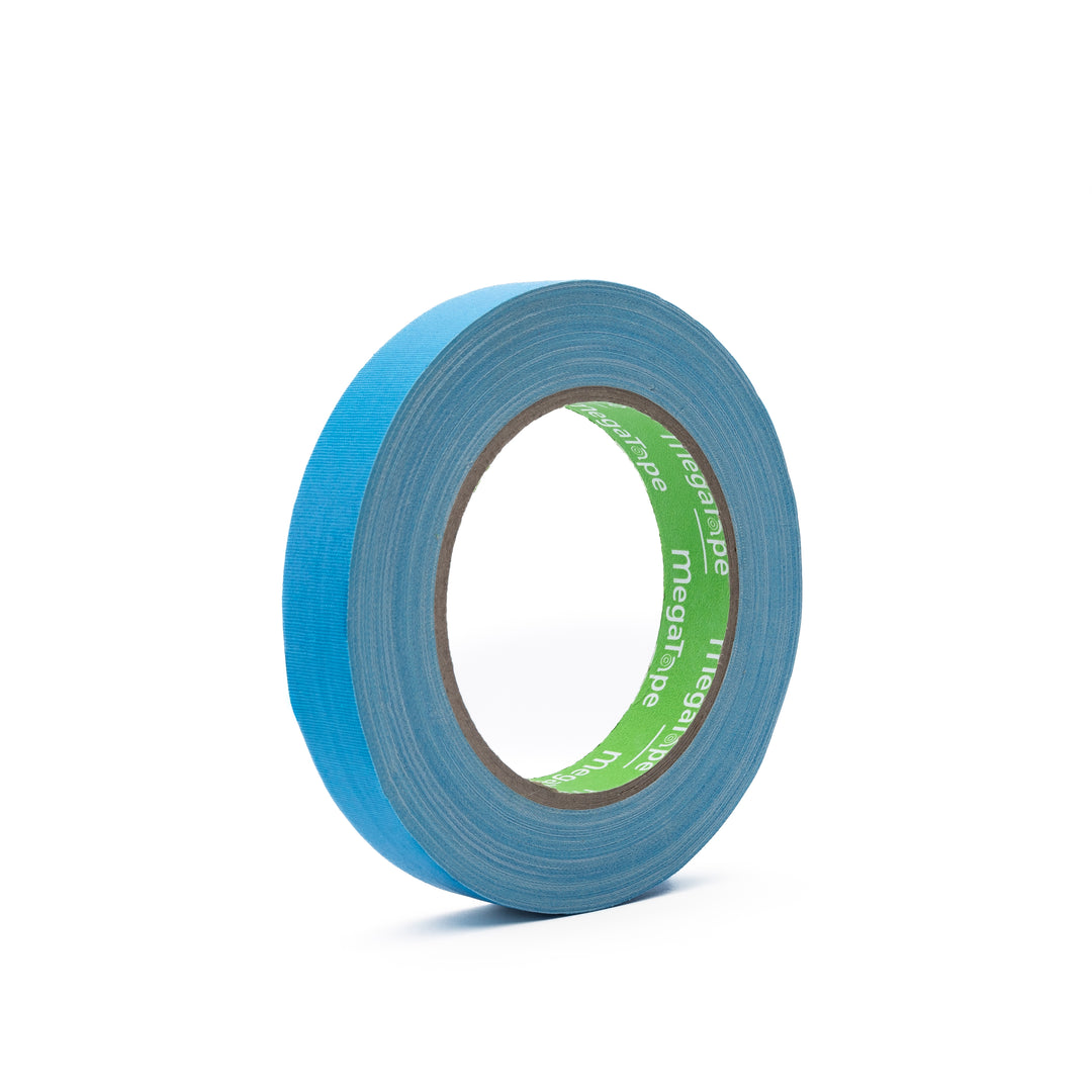 UT120 Skrivbar Neon Glow Gaffa tape 19 mm x 25 m. Blå