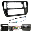 1-DIN KIT per Mii, Citigo e Up (Nero Lucido)
