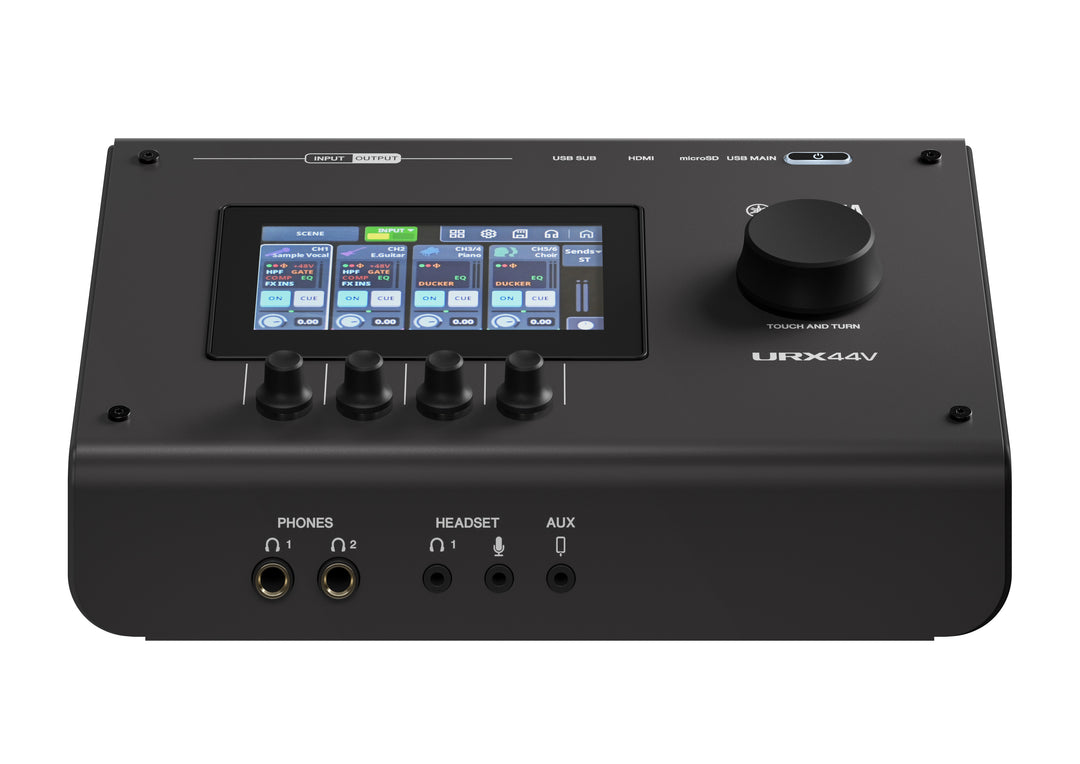 Yamaha URX44V Interfaccia audio/video USB-C (Nero) - Versione video