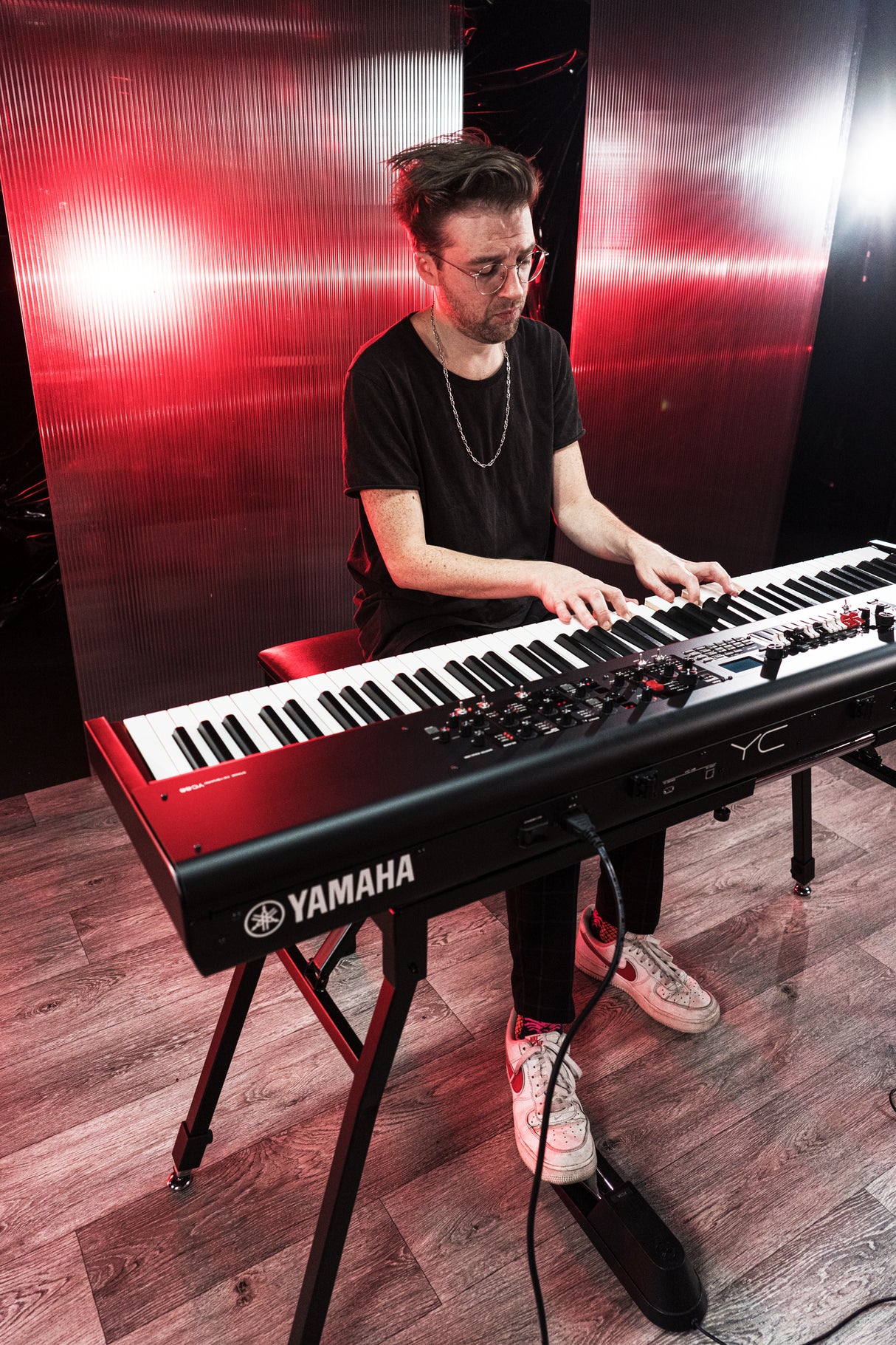 Yamaha YC88 Digital Stage Tastiere (Natural Wood)