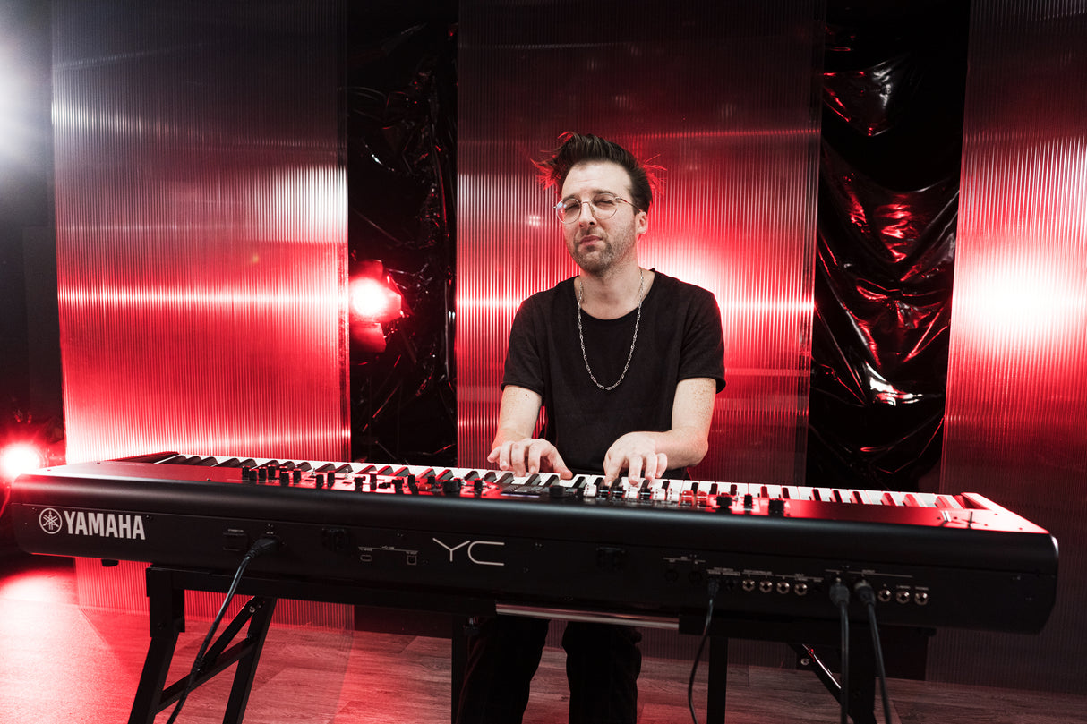 Yamaha YC88 Digital Stage Keyboard (Natural Wood)